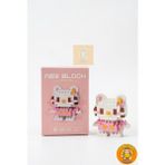 Bricks Hello Kitty Karakter Figürü 3D Yapboz Puzzle Yapı Oyuncakları