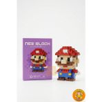 Bricks Mario Karakter Figürü 3D Yapboz Puzzle Yapı Oyuncakları