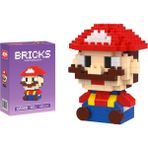 Bricks Mario Yapı Blokları – Retro Oyun Karakteri Mini Blok Seti | Koleksiyon & Hediye - Diğer