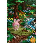 Bricks My Melody Karakter Figürü 3D Yapboz Puzzle Yapı Oyuncakları