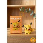 Bricks Pikaçu Karakter Figürü 3D Yapboz Puzzle Yapı Oyuncakları