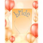 Bride Metal Kristal Taşlı Taç Bekarlığa Veda Nedime Tacı