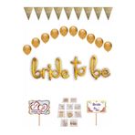 Bride To Be Bekarlığa Veda Partisi Gold Set