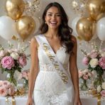 Bride To Be Beyaz Gold Yazılı Gelin Kuşağı 2 Metre Bekarlığa Veda Aksesuarı