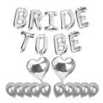 Bride To Be Folyo Balon Gümüş Bekarlığa Veda Balon Seti