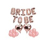 Bride To Be Folyo Balon Seti - Bekarlığa Veda Bride Partisi Balon Süsleme Rose Gold Büyük