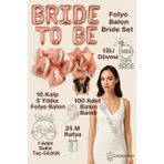 Bride To Be Gelin ve Bekarlığa Veda Seti Parti Bride Set - Rose Gold