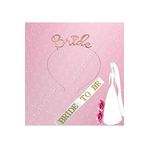 Bride To Be Metal Taç ve Beyaz Kuşak Seti Bekarlığa Veda Partisi