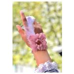 Bride To Be Nedime Gelin Bilekliği Tüy Ve Inci Boncuk Detaylı Pembe Renkli Bekarlığa Veda Partisi Bi