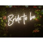 Bride To Be Neon LED Gün Işığı Neon Tabela Düğün Nişan Organizasyon 50 x 20 cm