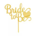 Bride To Be Pasta Üstü Cupcake Pleksisi 15X15 Cm