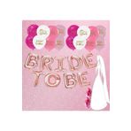 Bride To Be Rose Gold Balon Set Bekarlığa Veda Partisi Set-13
