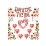 Bride To Be Rose Gold Balon Set Bekarlığa Veda Partisi Set-1