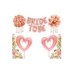 Bride To Be Rose Gold Balon Set Bekarlığa Veda Partisi Set-4