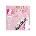Bride To Be Rose Gold Balon Set Bekarlığa Veda Partisi Set-8