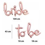 Bride To Be Rose Gold Folyo Balon Seti