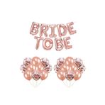 Bride To Be Rose Gold Kondetili Folyo Balon Set