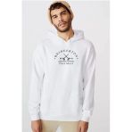Bridgerton Pall Mall Logo Beyaz Erkek 3İp Kapşonlu Sweatshirt