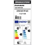 Bridgestone 225/65 R16C 112/110R Duravis Van Winter EV Kış Lastiği 2025