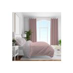 Brielle Çift Kişilik Saten Nevresim Seti 240x220 Cm Yastık Kılıfı 65x65 Cm Pembe