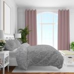 Brielle Düz Pamuk Saten Nevresim Setleri, Gold, Queen Size