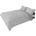 Brielle Queen Size Saten Nevresim Seti Gri - Gold - 240 x 220 cm