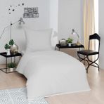 Brielle Tek Kişilik Ranforce Nevresim Seti Beyaz - 155 x 220 cm