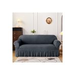 Bright Home Bürümcük Koltuk,kanepe, Çekyat Örtüsü,lastikli,esnekli,etekli 3kişilik Koltuk Için