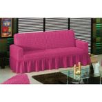 Bright Home Bürümcük Koltuk,kanepe, Çekyat Örtüsü,lastikli,esnekli,etekli Koltuk Kılıfı 3kişilik Koltuk Için - 180 x 230 cm - Gül Kurusu