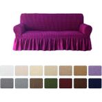 Bright Home Bürümcük Koltuk,kanepe, Çekyat Örtüsü,lastikli,esnekli,etekli Koltuk Kılıfı 3kişilik Koltuk Için - 180 x 230 cm - Mor