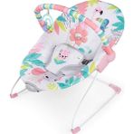 Bright Starts Flamingo Vibes 3 Noktalı Emniyet Kemeri Titreşimli Salyangoz ve Oyuncak Barı - Renkli