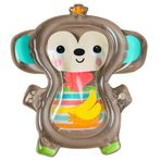 Bright Starts Hungry Monkey Yüz Üstü Geçirilen Zaman Su Matı, Bebek Oyun Matı, 0 Aylık İle 6 Aylık Arasındaki Bebekler İçin Şişme Duyusal Oyuncak