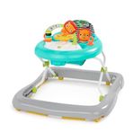 Bright Starts Zig Zag Zebra Katlanabilir Bebek Yürüteç, İlk Adımlar, Ayrılabilir Oyuncak İstasyon Işıkları ve Melodiler, Yüksekliği Ayarlanabilir, 6 Ay ve Üzeri