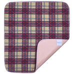 BrightCare İnkontinans için Ultra Su Geçirmez Yıkanabilir Koltuk Pedi (50 x 60 cm) - Yaşlılar, Yetişkinler, Çocuklar veya Evcil Hayvan Altlığı - Üç Katmanlı Sandalye Kılıfı Koruyucu, 680 ml Absorbency (Ekose)