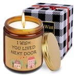 BrightinWint Vanilya Kokulu Mumlar, Kadınlar için Dostluk Mumu Hediyeleri, Keşke Evde Kokulu Mumlar, En İyi Arkadaşlar için Missing You Hediyeleri, BFF, Bestie, Kız kardeş, İş Arkadaşı