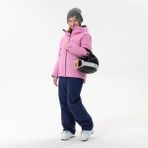 Brightliv Çocuk Kayak Montu - ve Isı Yalıtımlı - SNOW-S55 - Pembe - 8 Yaş