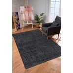 BrillaHome Sierra-2 80x150 cm Antrasit Kaymaz Şönil Taban Halı