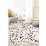BrillaHome Sierra-2 80x200 cm Beyaz Kaymaz Şönil Taban Halı