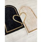 Brillant 2 Li Çift Seccadesi 75X125 Ebat Siyah - Bej - 75 x 125 cm - Renkli