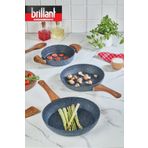Brillant Alpha Bio Granit 3'lü Tava Sahan Set 20-24-28 cm