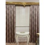 Brillant Bej Rengi %100 Orijinal Ahşap Jaluzi Perde 50 Mm Ofis Modern Ve Tüm Mekanlar Için - 120 x 220 cm
