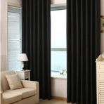 Brillant Blackout Siyah 130x260 cm Fon Perde