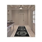 Brillant Çiçek Desenli Latesk Kaymaz Taban Halı