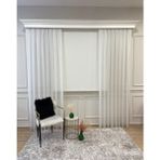 Brillant Düz Stor Perde Güneşlik Stor Perde (Alüminyum Kasa Boru) - 190 x 200 cm - Krem