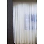 Brillant İnce Çizgili Etek Kurşunlu 1/2.5 Pile Ekru 200x255 cm Tül Perde