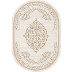 Brillant Latex Firuze Oval HLE11314 804 130x190 cm Salon Halı