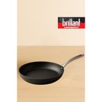 Brillant SRONE BİO GRANİT TAVA 26 CM ANTRASİT YANMAZ,YAPIŞMAZ