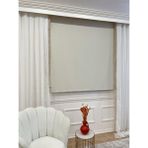 Brillant Stor Perde Kalın Kumaş (Keten) -Alüminyum Kasa Boru - Kum Beji - 155 x 200 cm