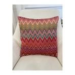 Brillant Zigzag Desen Renkli Kırlent Kılıfı 45X45