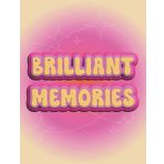 "BRILLIANT MEMORIES" Notebook | Large Grid Notebook with Retro-Futuristic Design for Ideas, Plans & Memorable Moments: 200-Page 8.5x11 in Graph Paper ... & Minds That Build the Future | ESTA CABRON